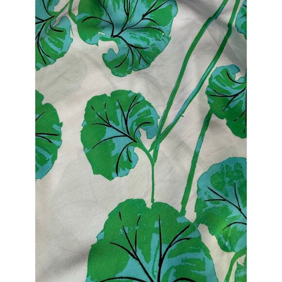 Diane Von Furstenberg nighty lingerie dress palm leaf women’s M - Picture 3 of 6